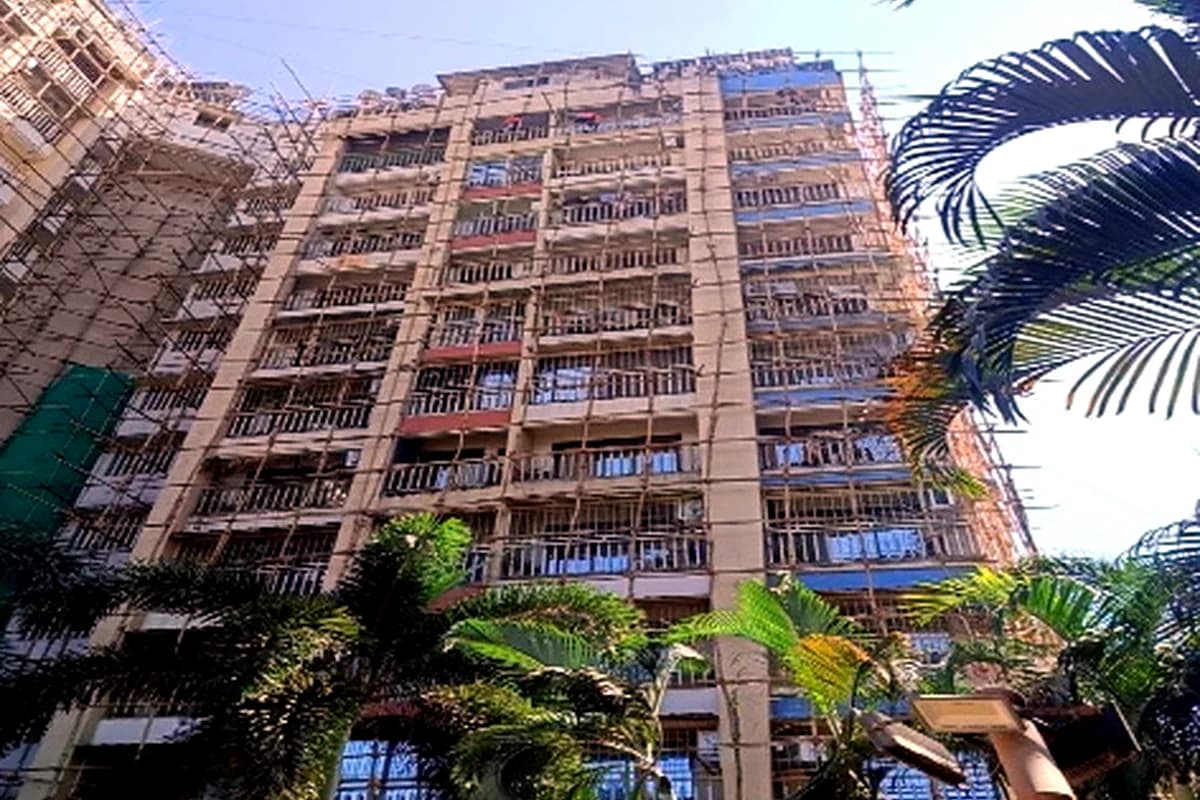Facade repair scaffolding and access - Vasudev Planet Co. Op. Hsg. Soc. Ltd.
